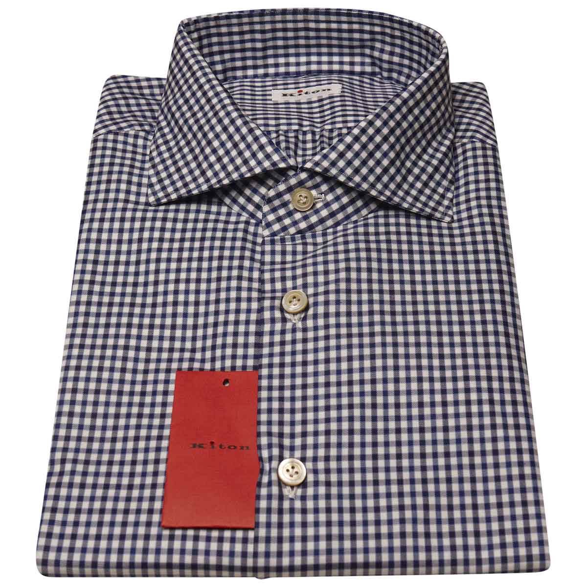 KITON Multicolor Cotton Shirt