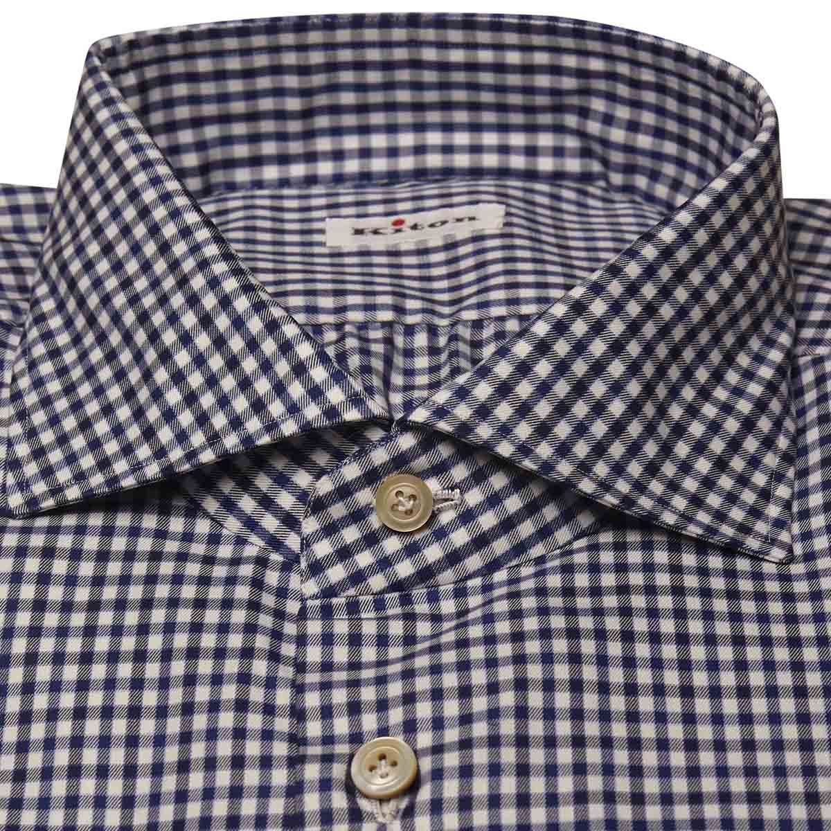 KITON Multicolor Cotton Shirt