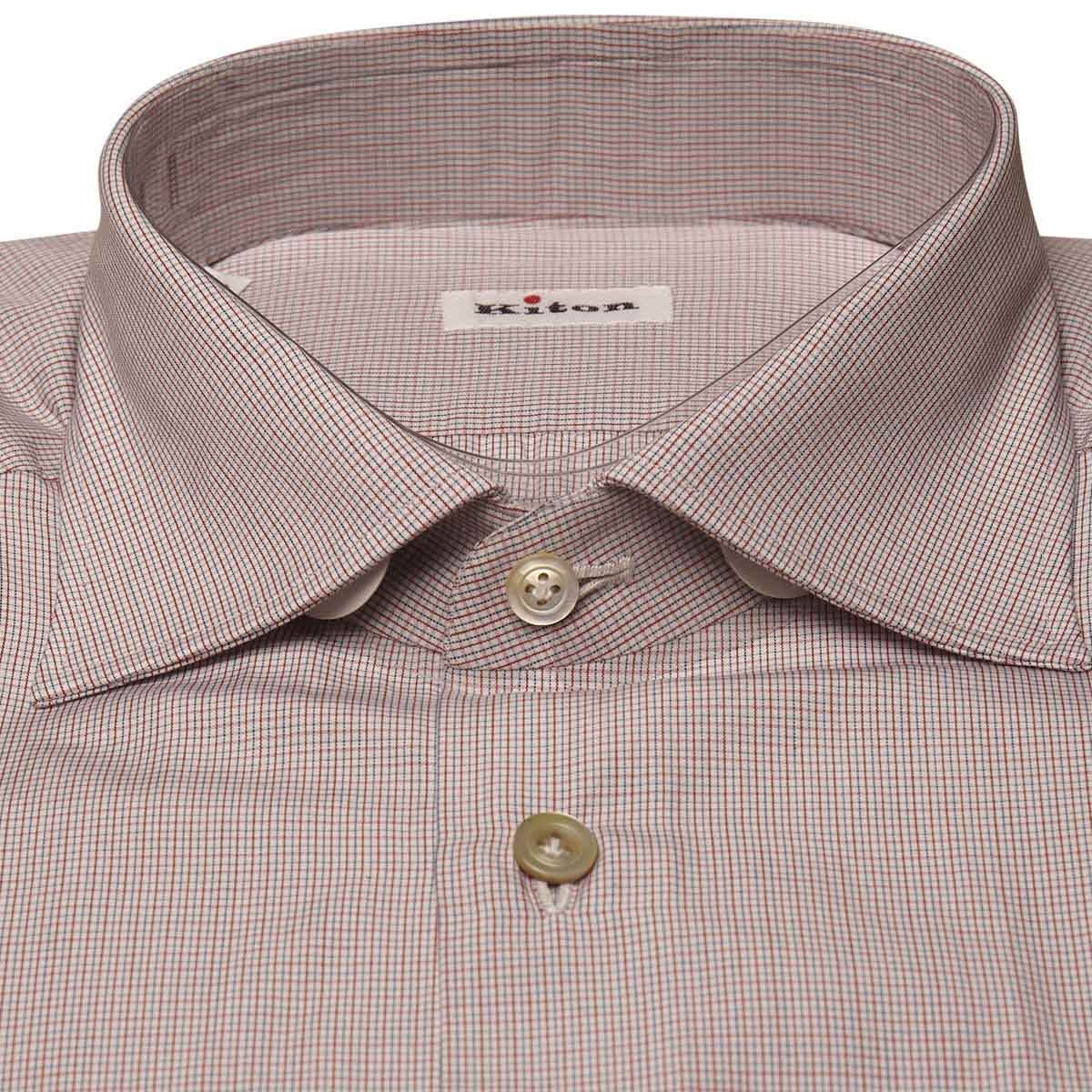 KITON Multicolor Cotton Shirt