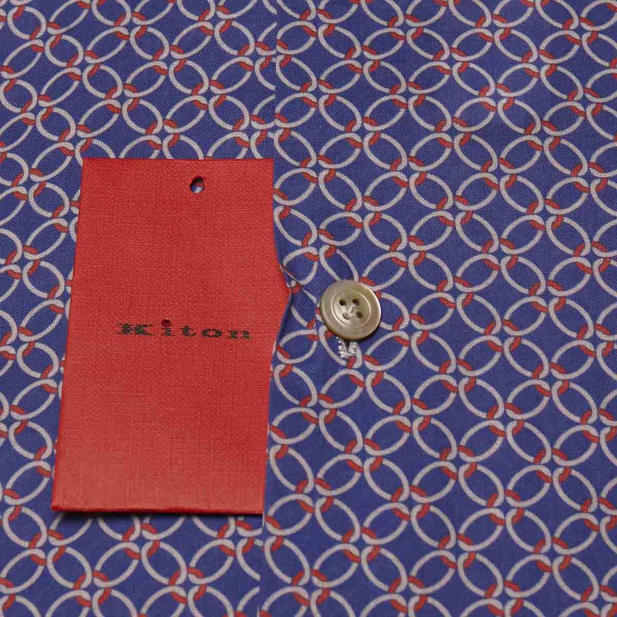 KITON Multicolor Cotton Shirt