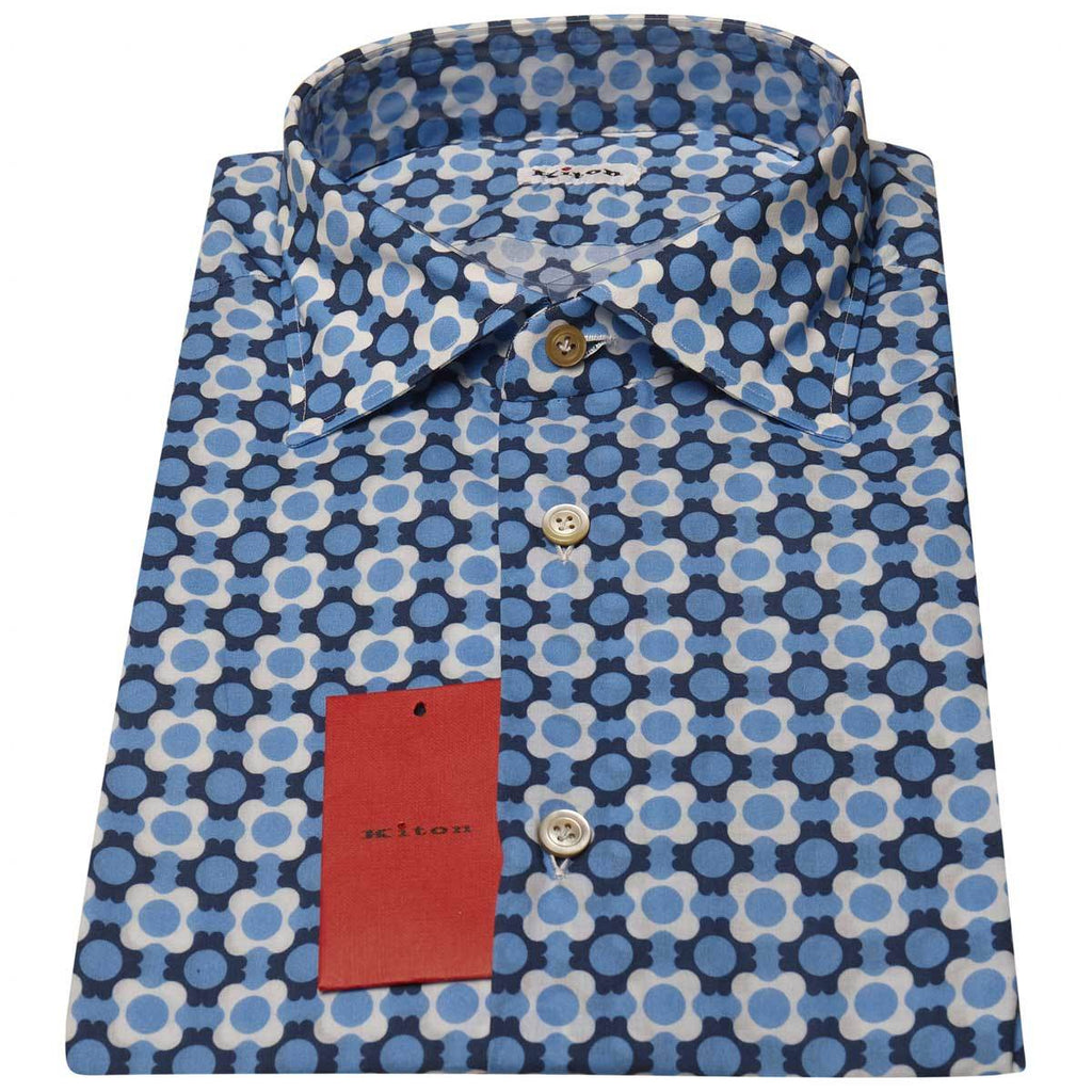 KITON Multicolor Cotton Shirt