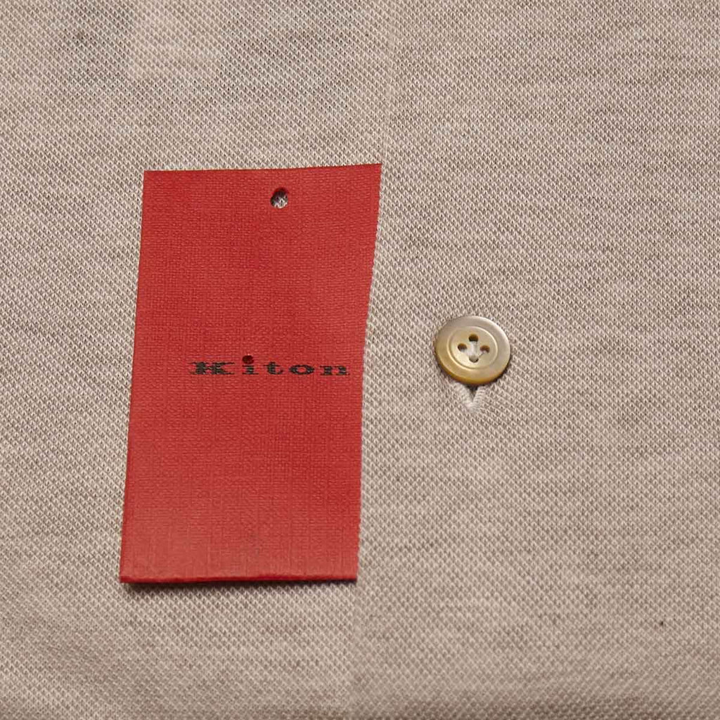 KITON Beige Cotton Shirt