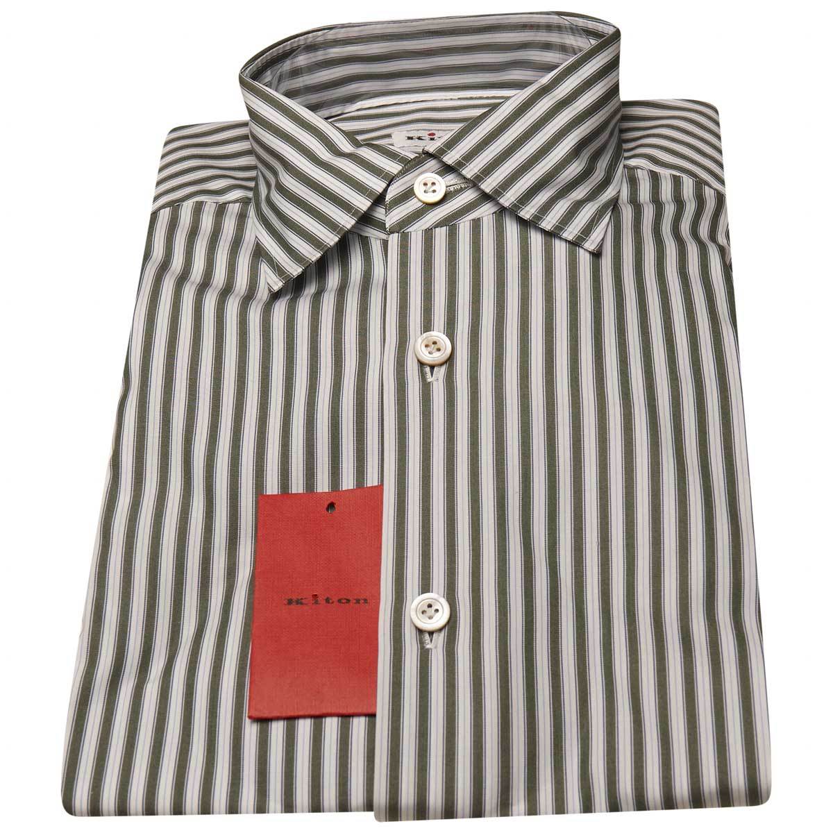 KITON Multicolor Cotton Shirt