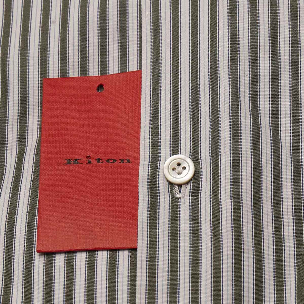 KITON Multicolor Cotton Shirt
