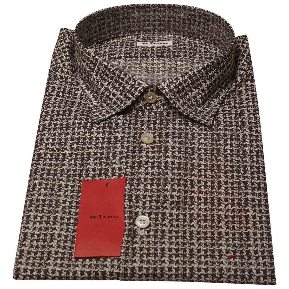 KITON Multicolor Cotton Shirt