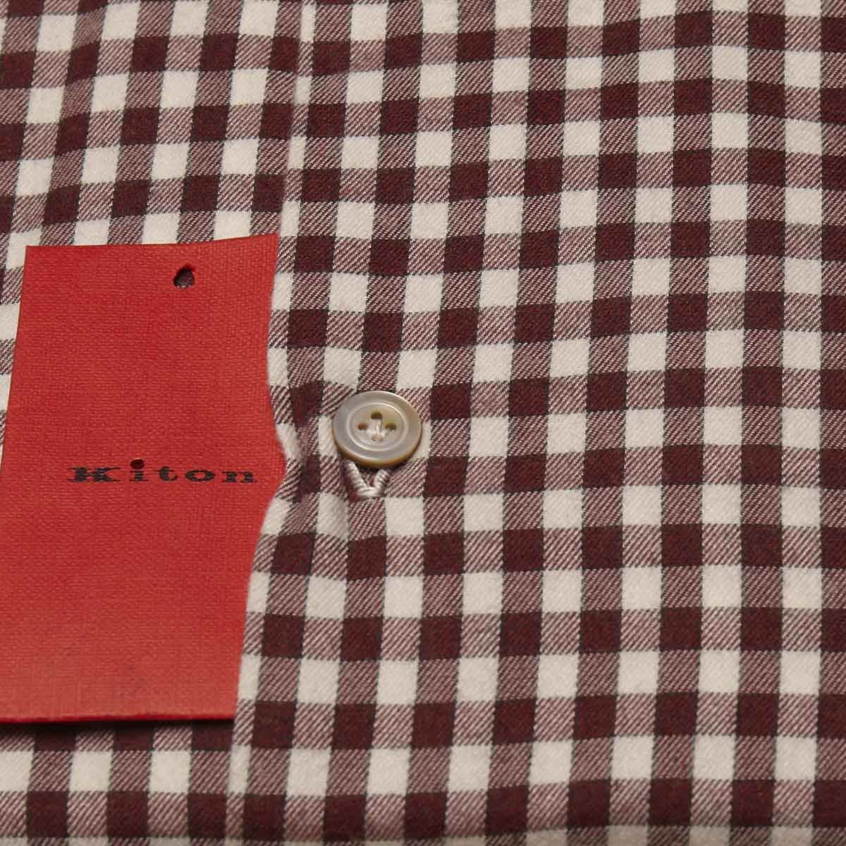 KITON Multicolor Cotton Shirt