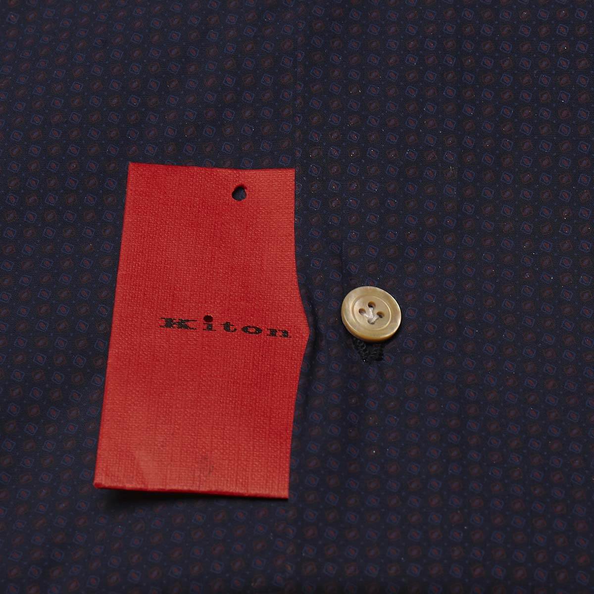 KITON Multicolor Cotton Shirt