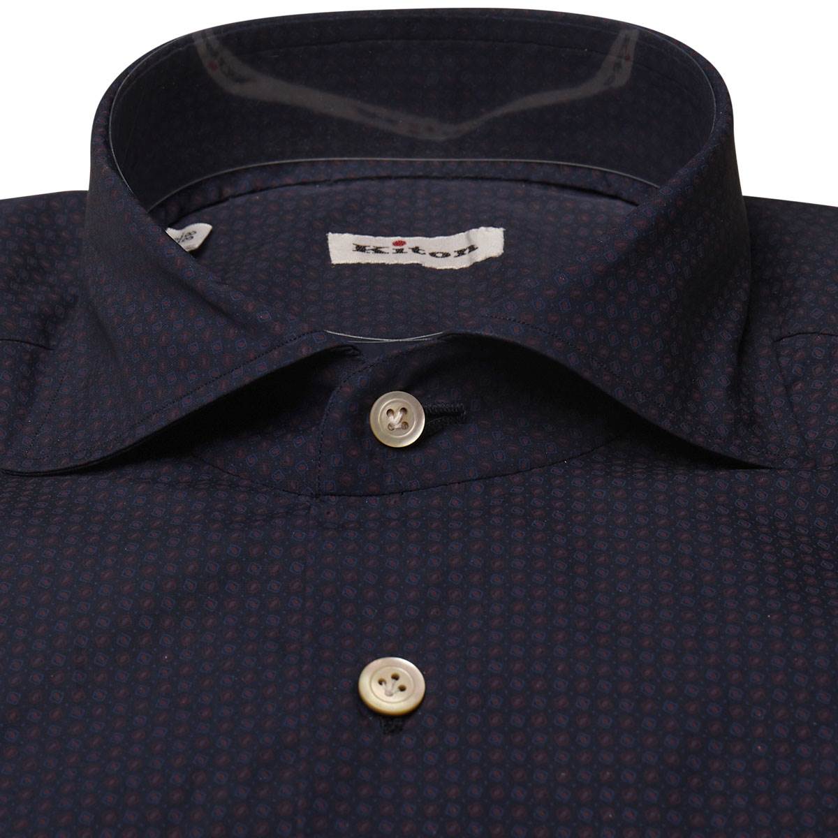 KITON Multicolor Cotton Shirt