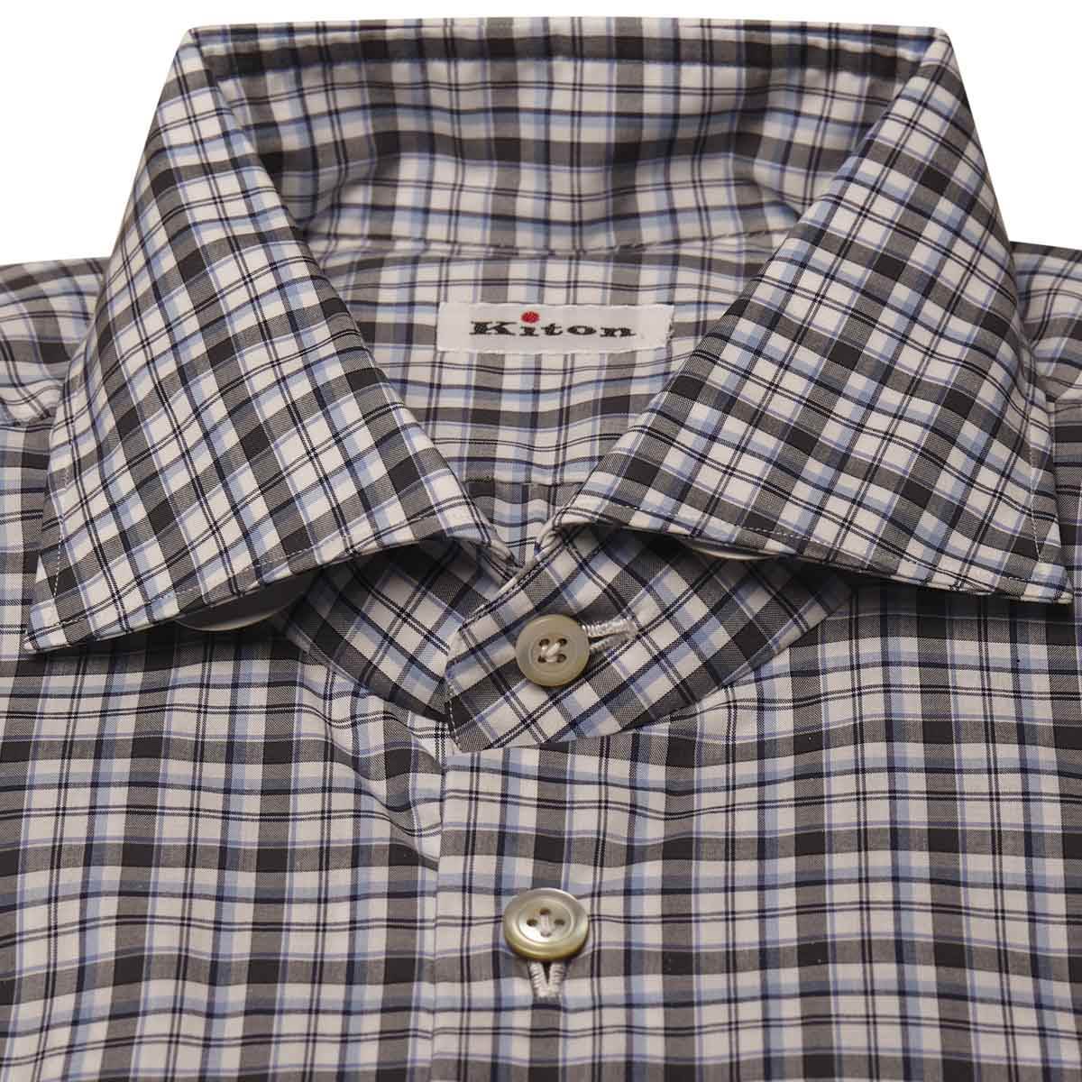 KITON Multicolor Cotton Shirt