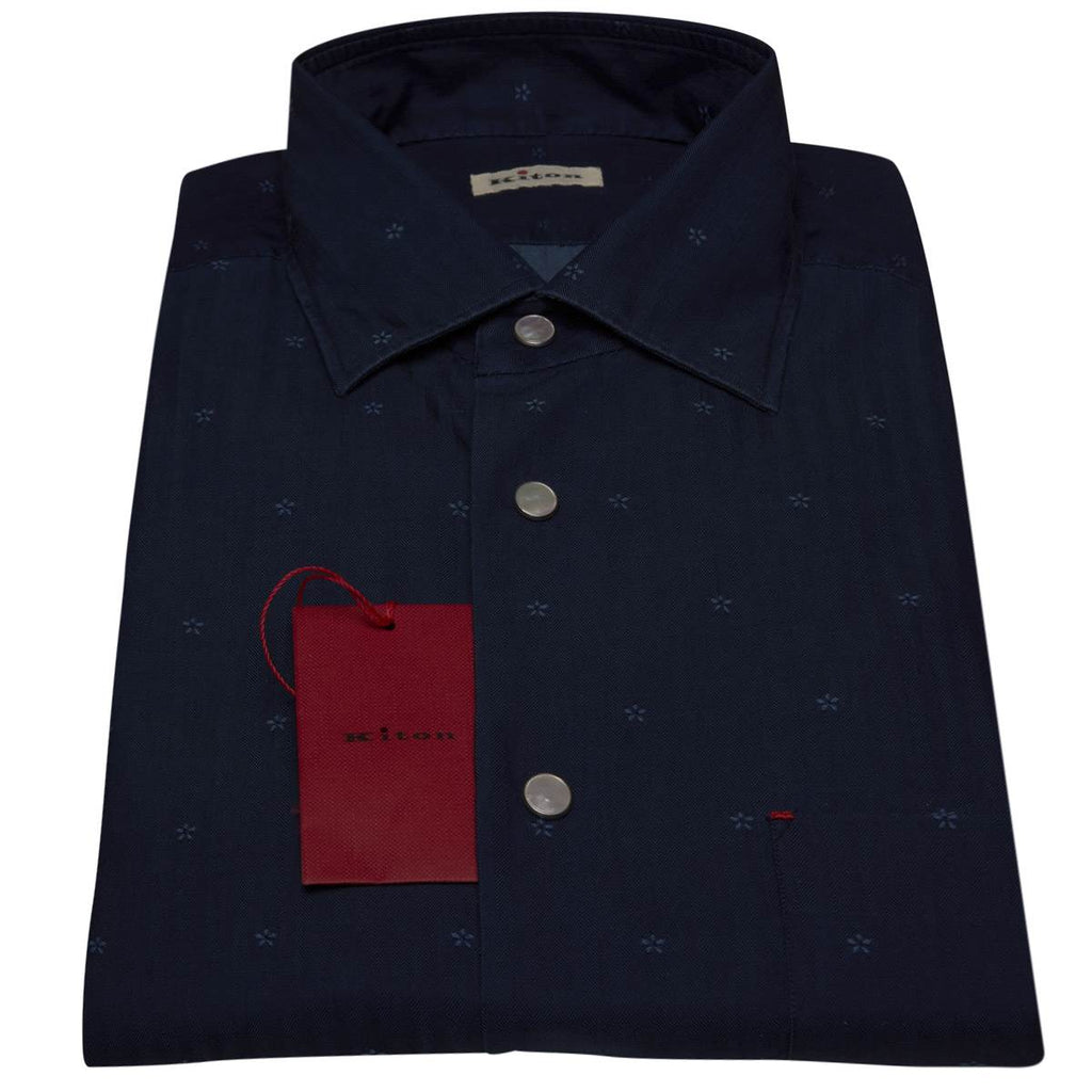 Kiton KITON Blue Cotton Shirt Blue 000