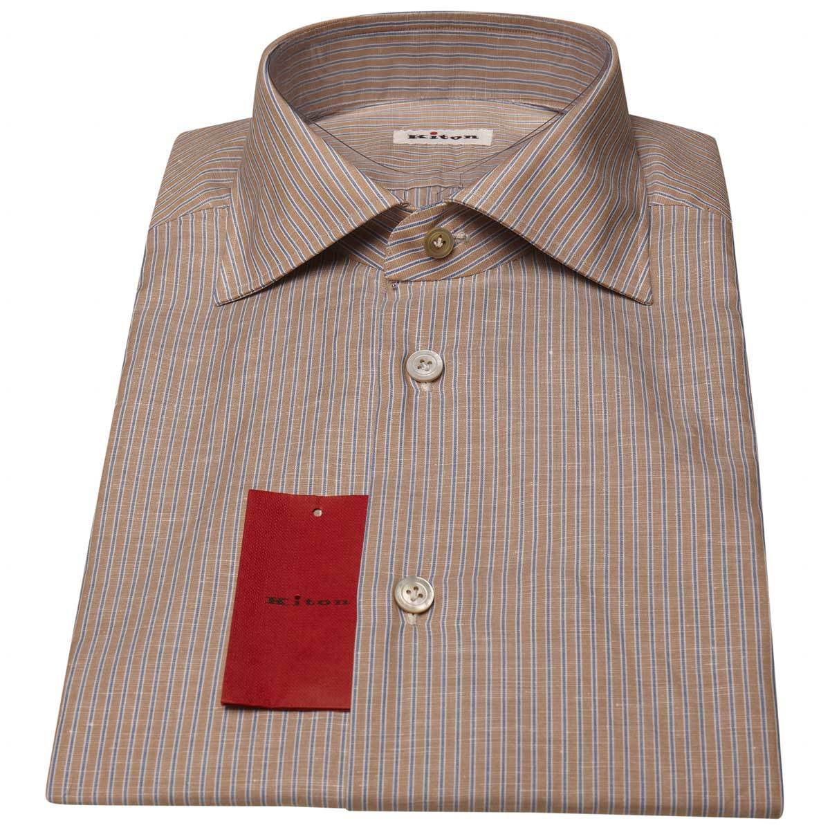 Kiton Kiton Multicolor Cotton Linen Shirt Multicolor 000