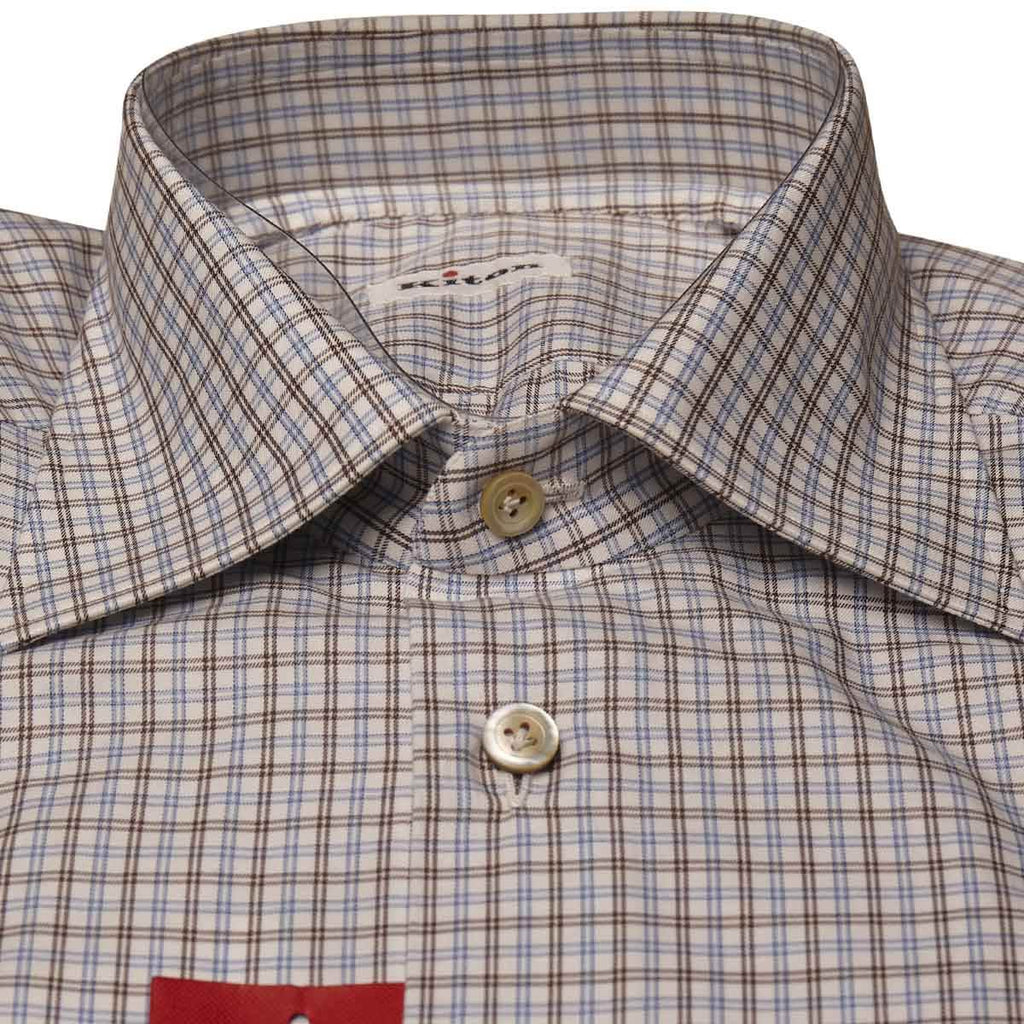 Kiton Kiton Multicolor Cotton Shirt Multicolor 001