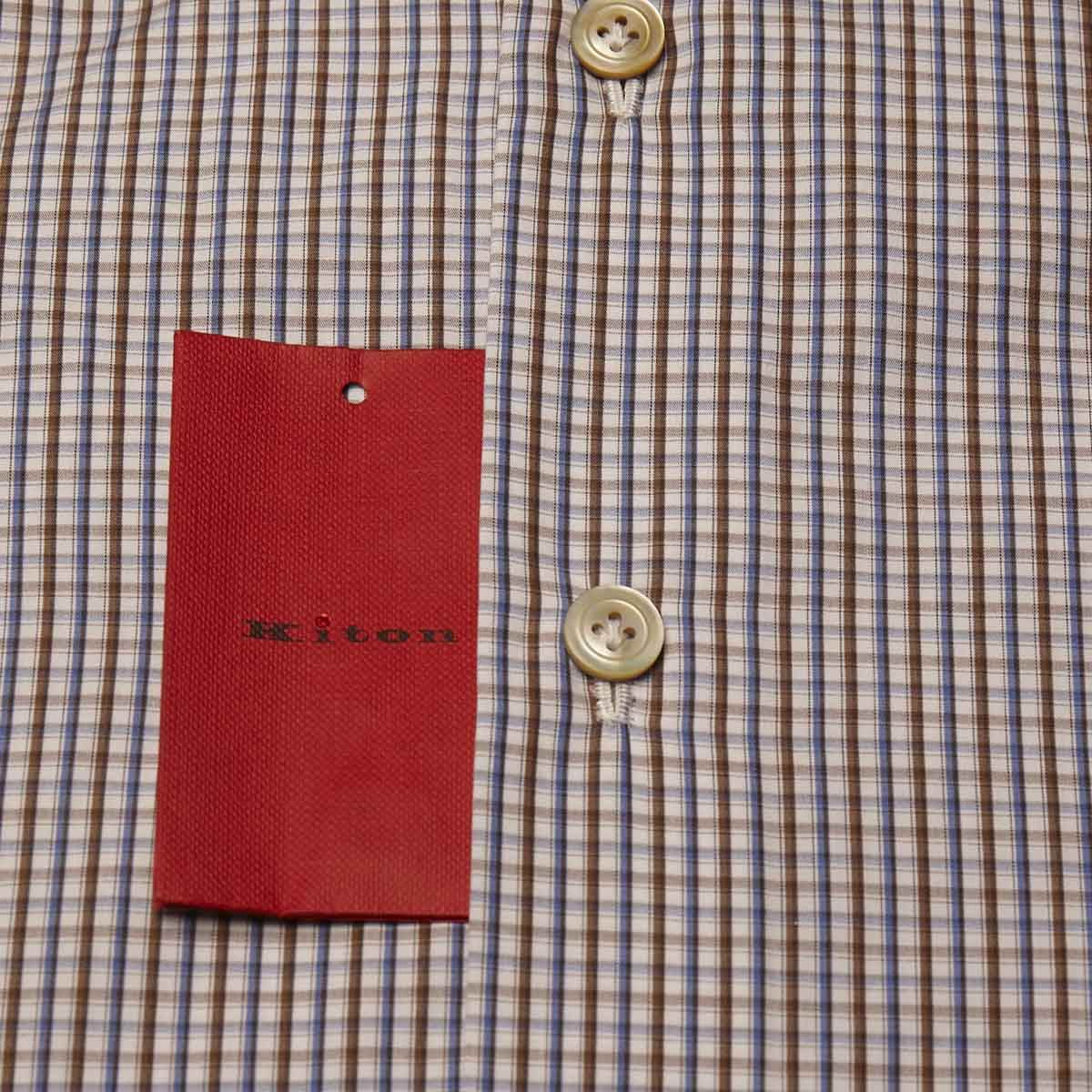 Kiton Multicolor Cotton Shirt