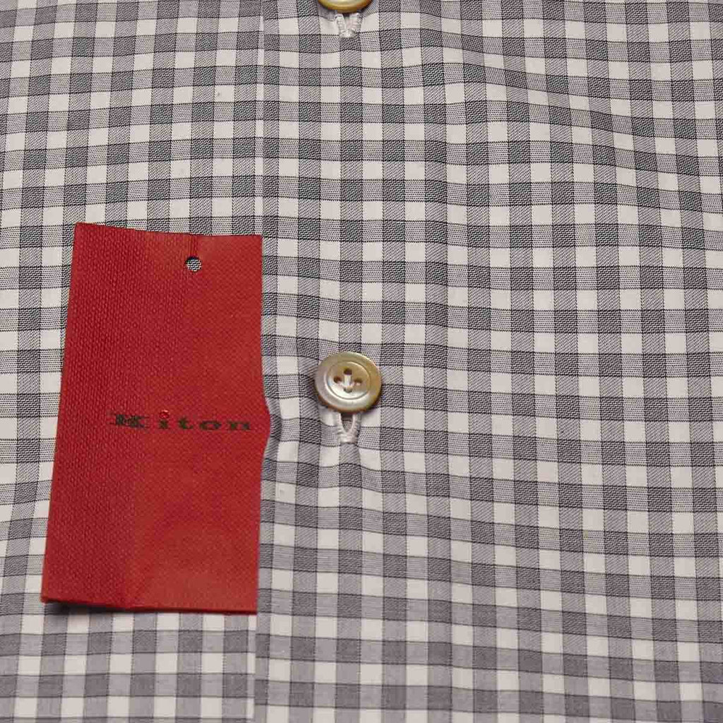 Kiton Multicolor Cotton Shirt