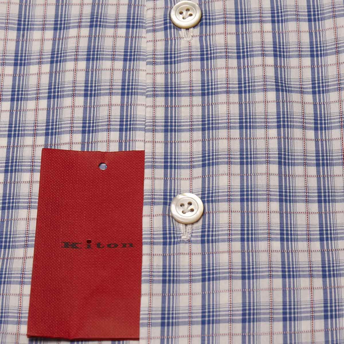 Kiton Multicolor Cotton Shirt