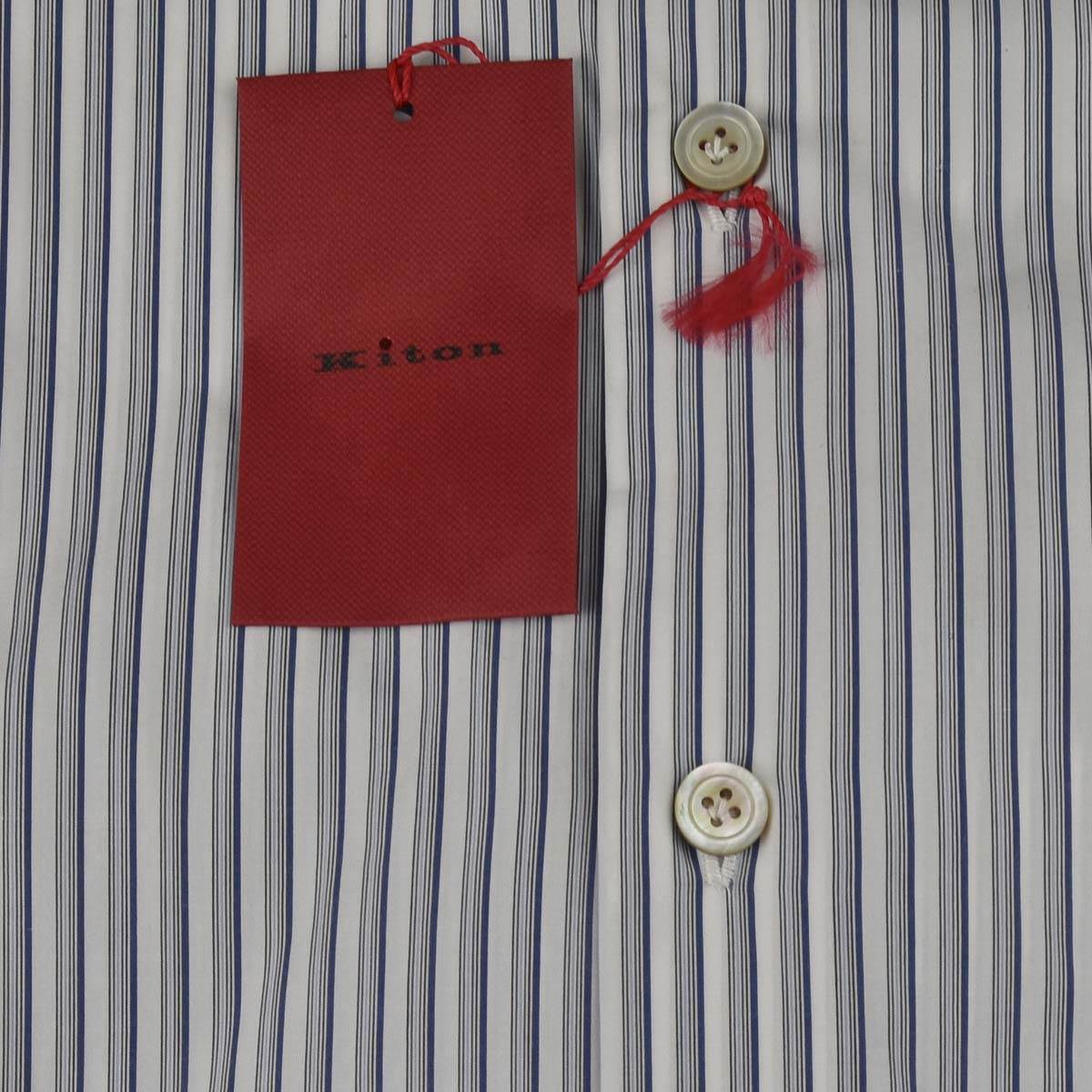 KITON Multicolor Cotton Shirt