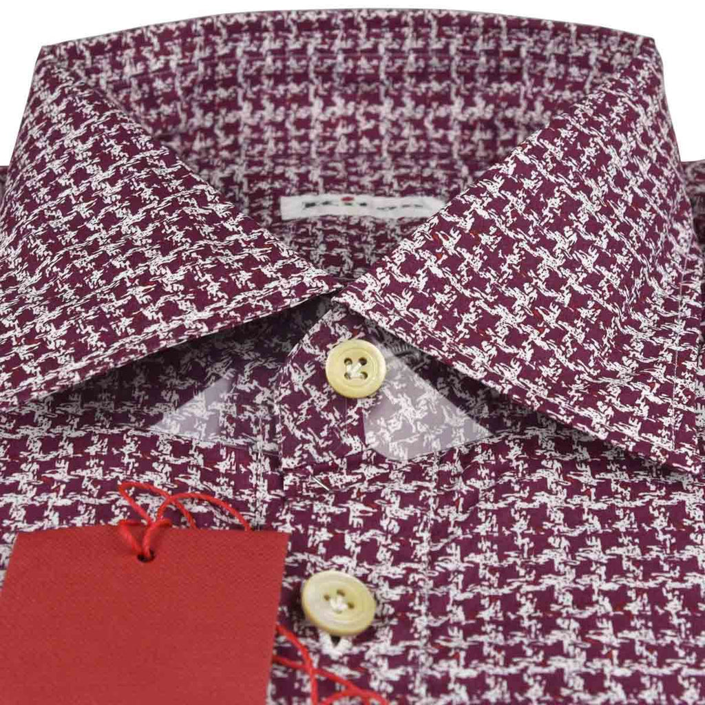 KITON Violet White Cotton Sweater Polo