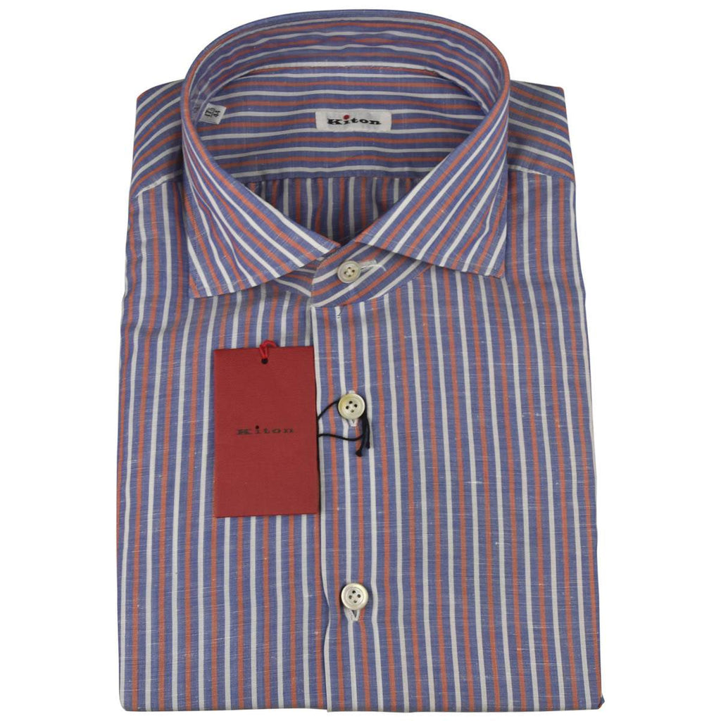 Kiton KITON Multicolor Cotton Linen Shirt Multicolor 000