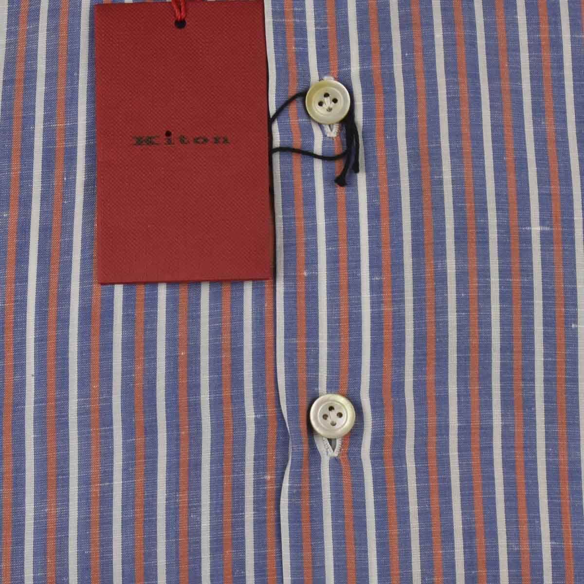 Kiton KITON Multicolor Cotton Linen Shirt Multicolor 001