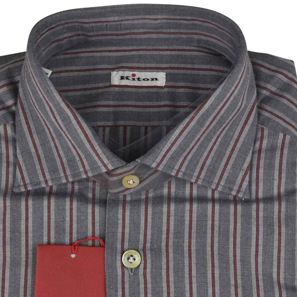KITON Multicolor Cotton Shirt
