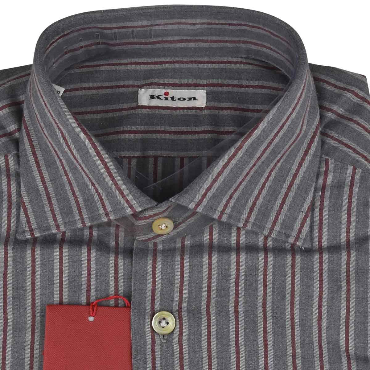KITON Multicolor Cotton Shirt