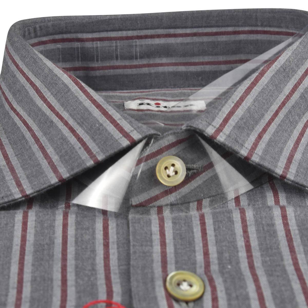 KITON Multicolor Cotton Shirt