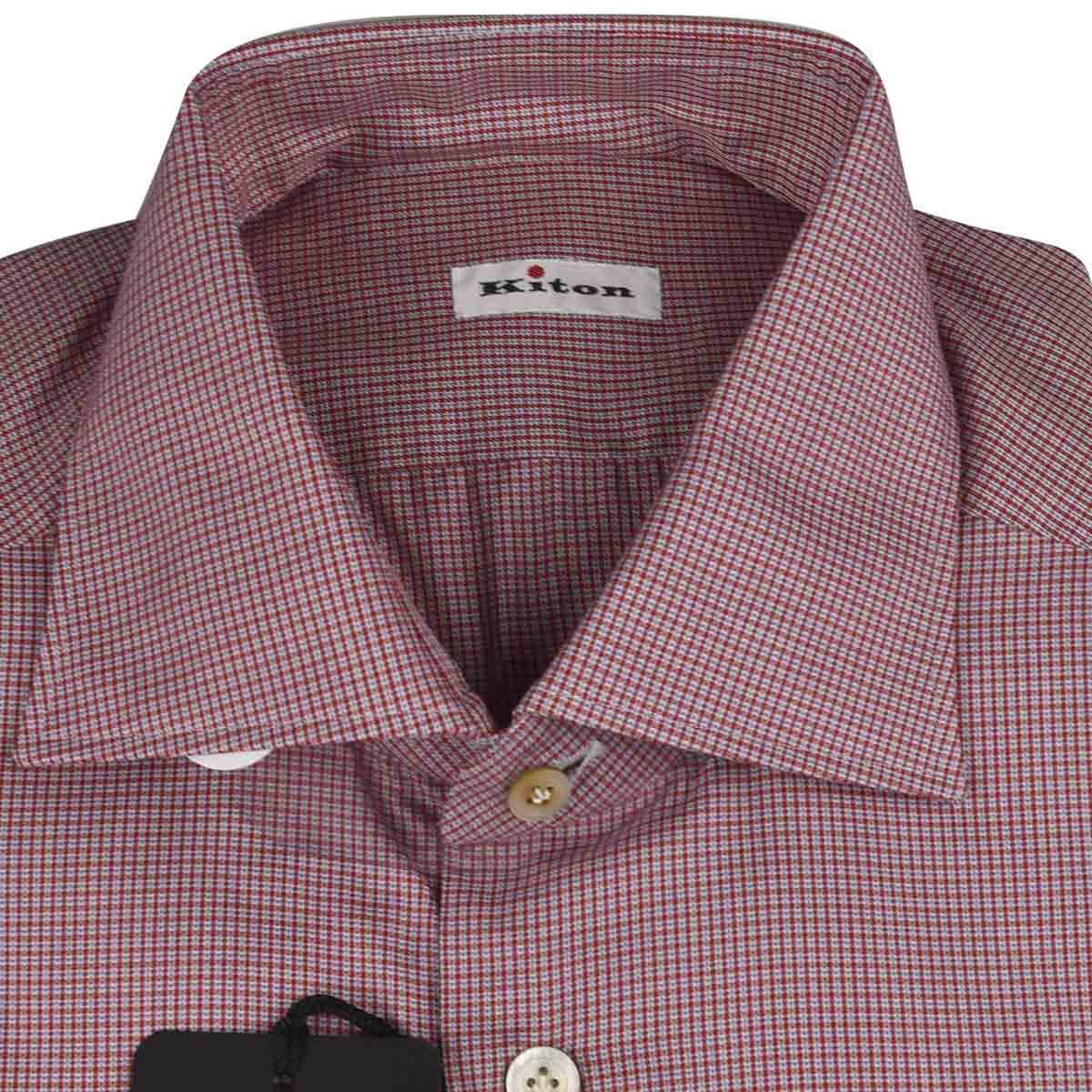 KITON Multicolor Cotton Shirt