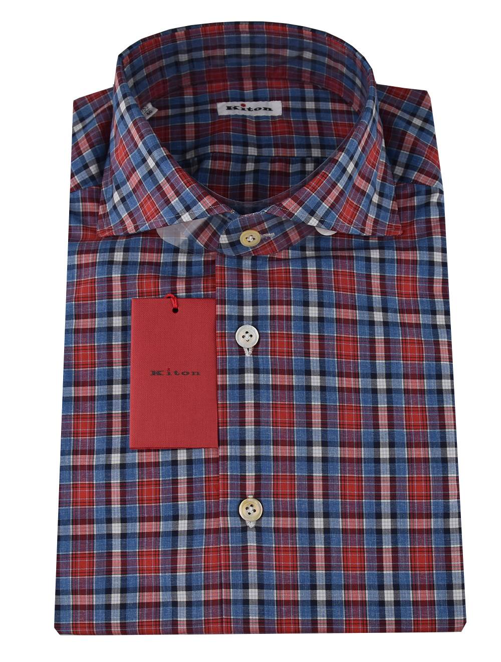 Kiton Kiton Multicolor Cotton Shirt Multicolor 000