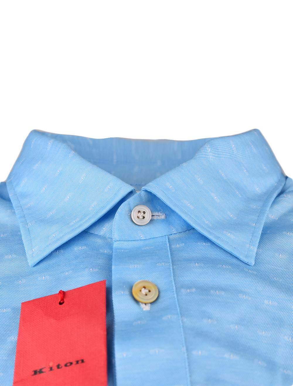 Kiton Kiton Light Blue Cotton Sweater Polo Light Blue 001
