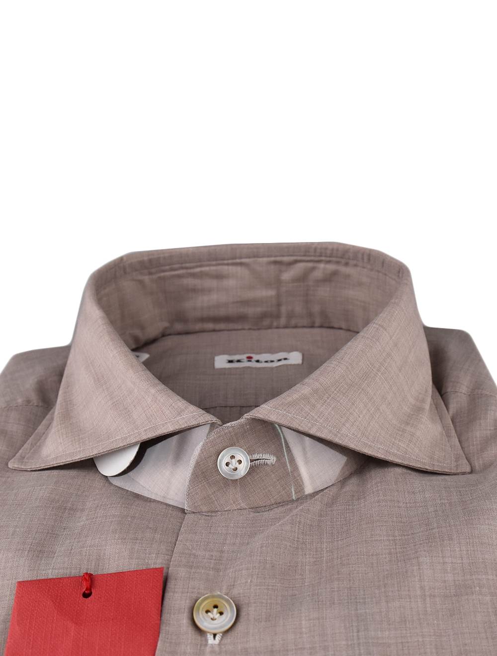 Kiton Kiton Beige Cotton Shirt Beige 001