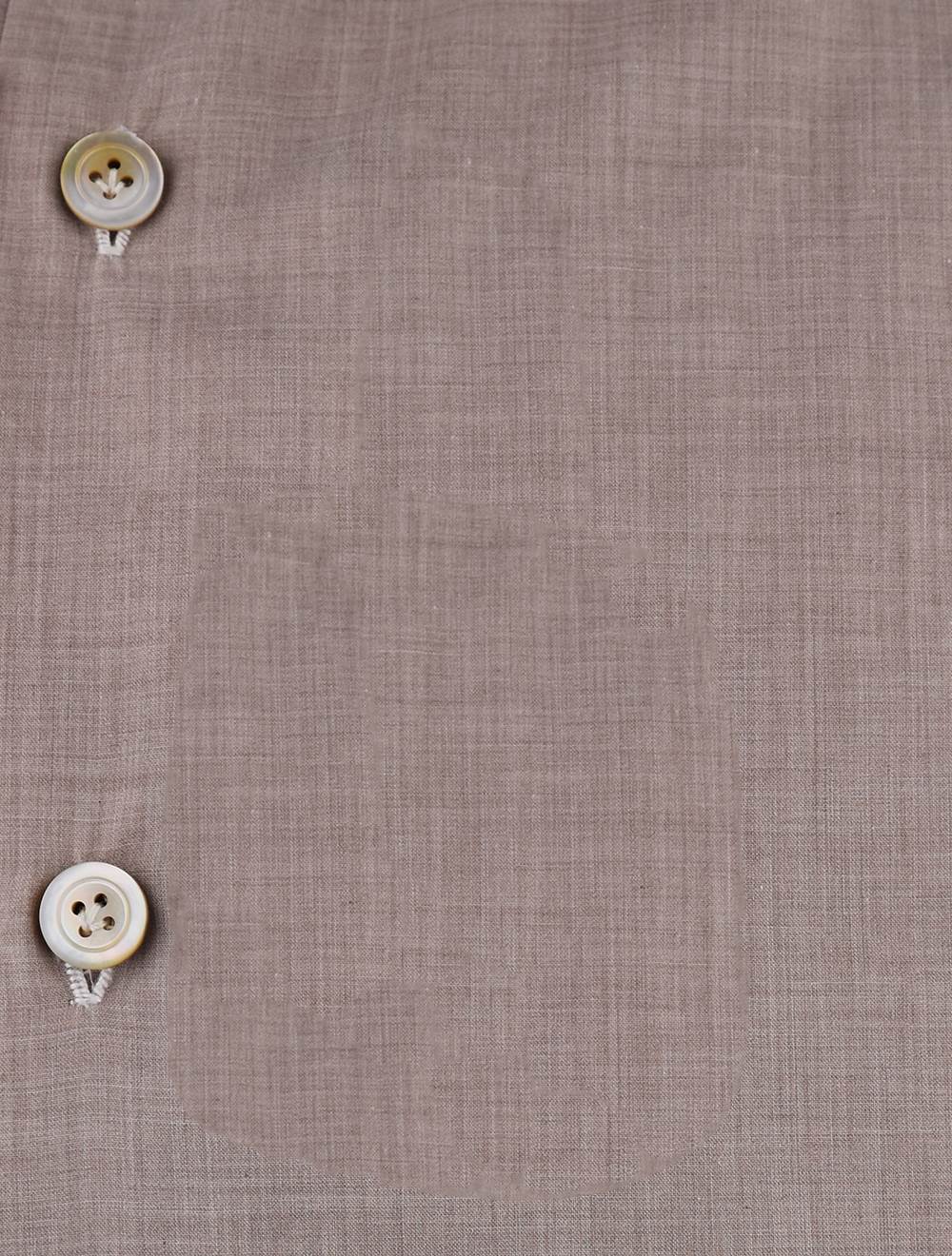 Kiton Beige Cotton Shirt