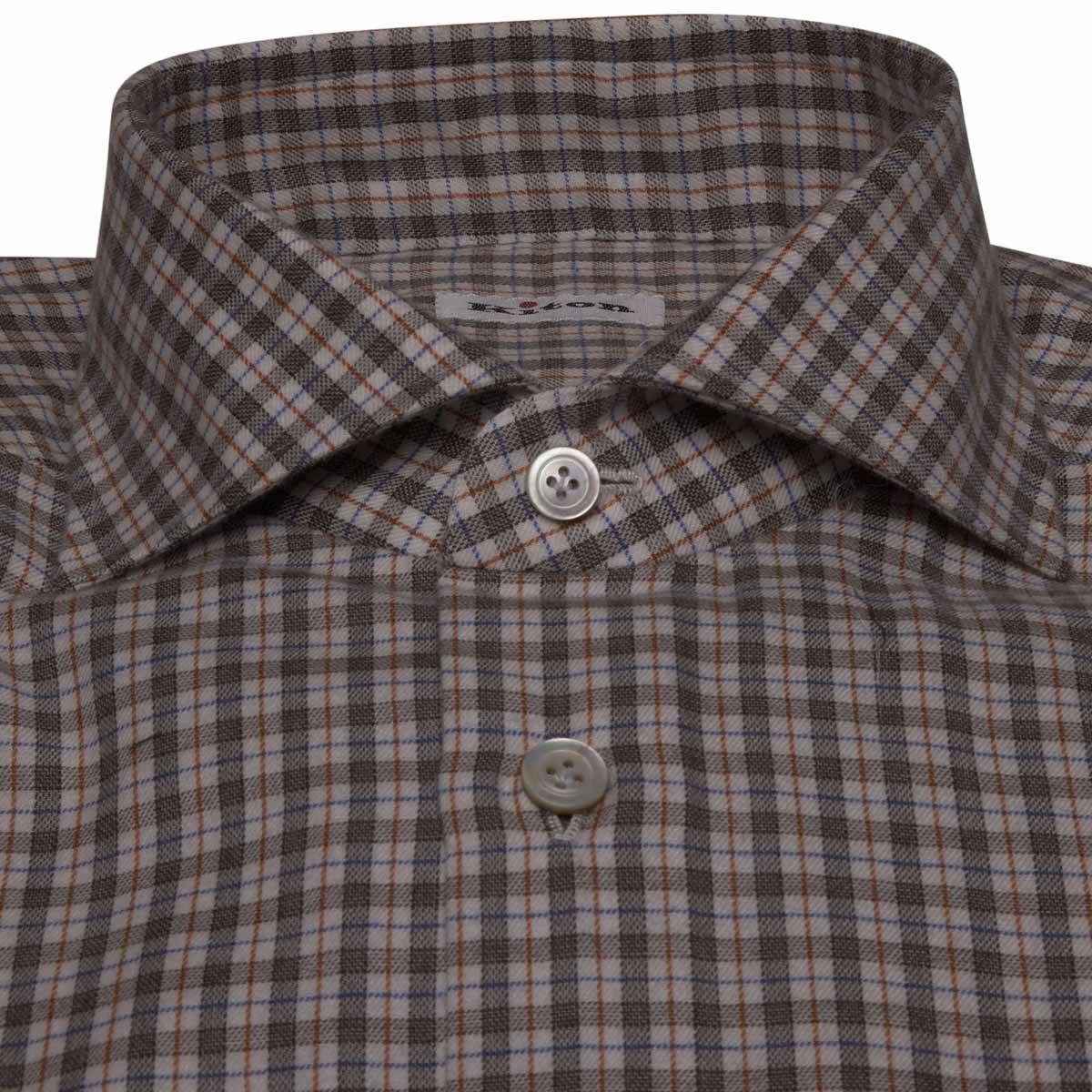 KITON Multicolor Cotton Shirt