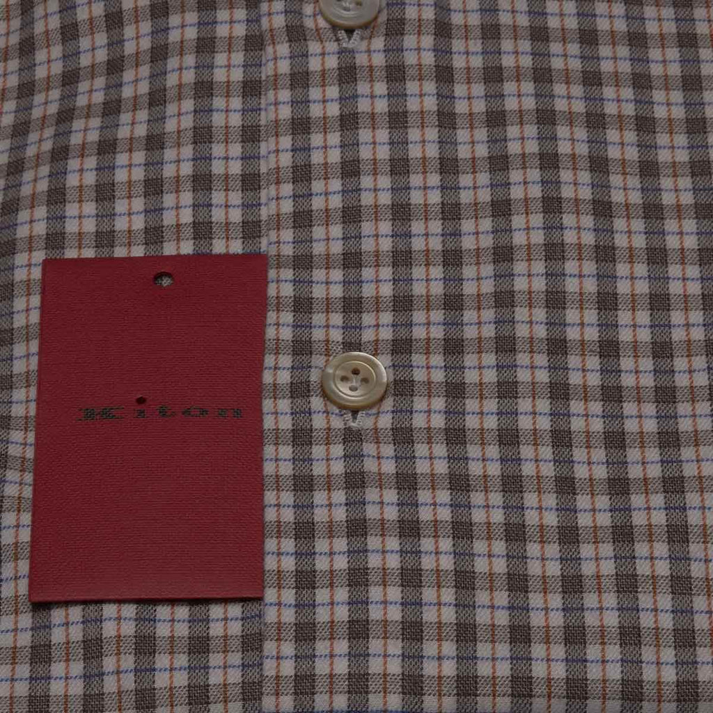 KITON Multicolor Cotton Shirt