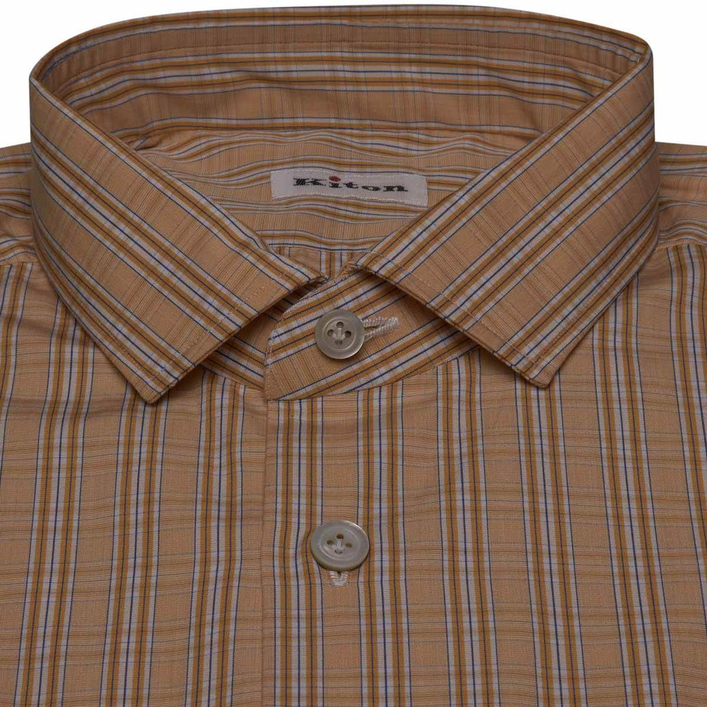 Kiton KITON Multicolor Cotton Shirt Multicolor 001