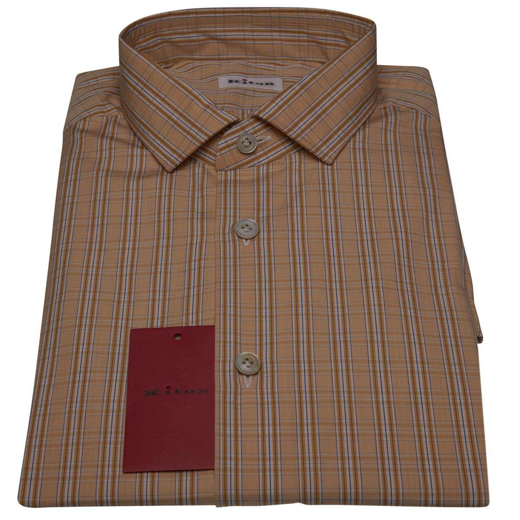 KITON Multicolor Cotton Shirt