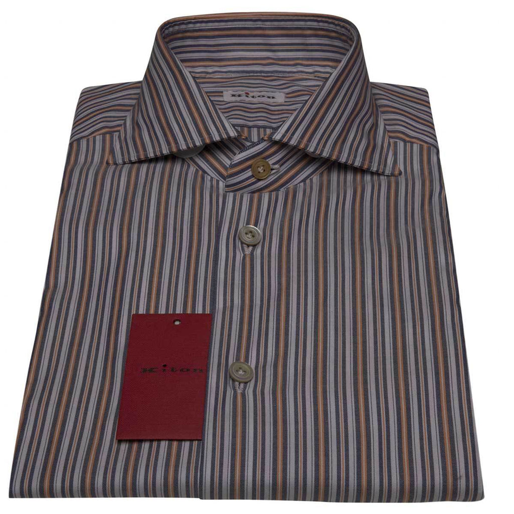 KITON Multicolor Cotton Shirt