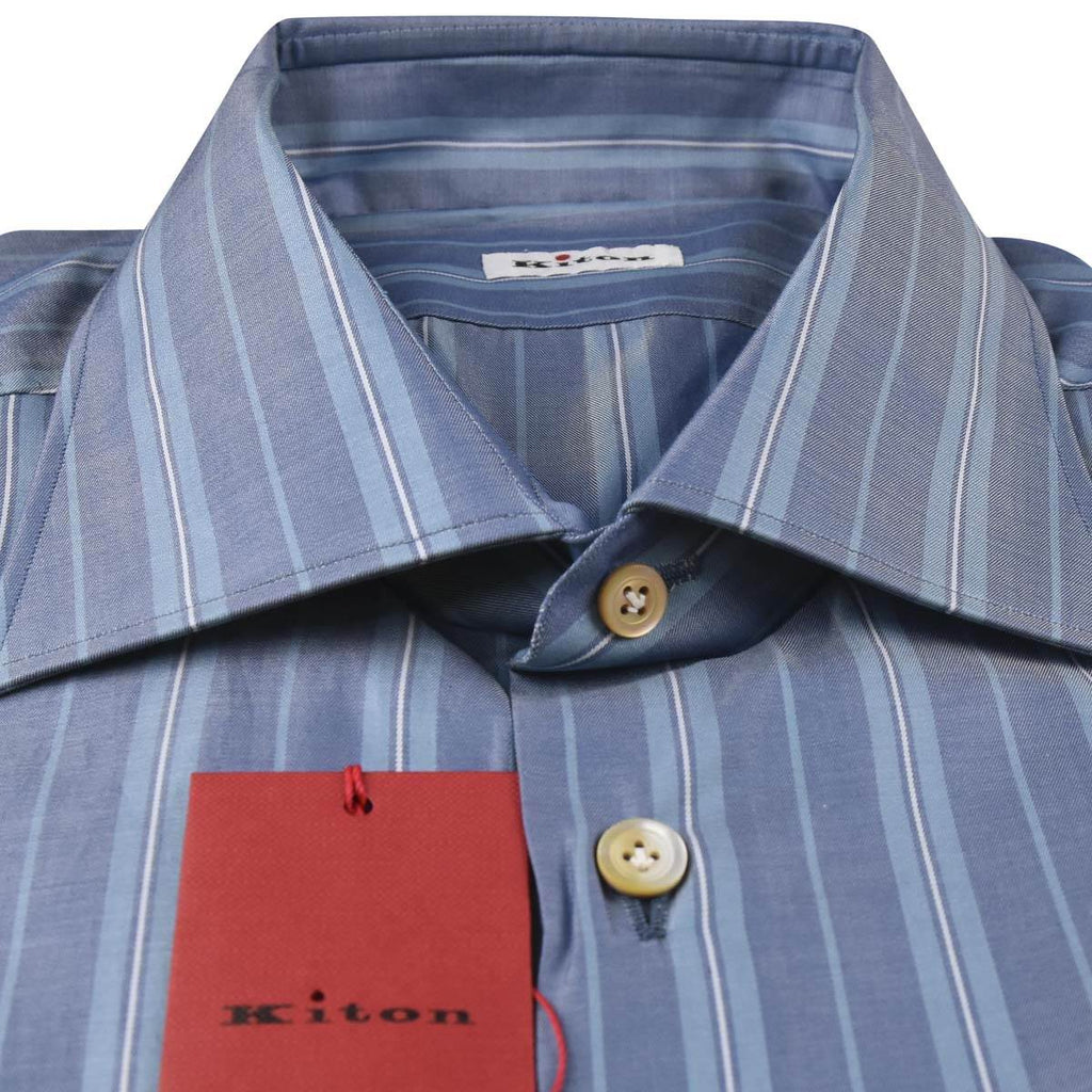 Kiton Multicolor Cotton Shirt