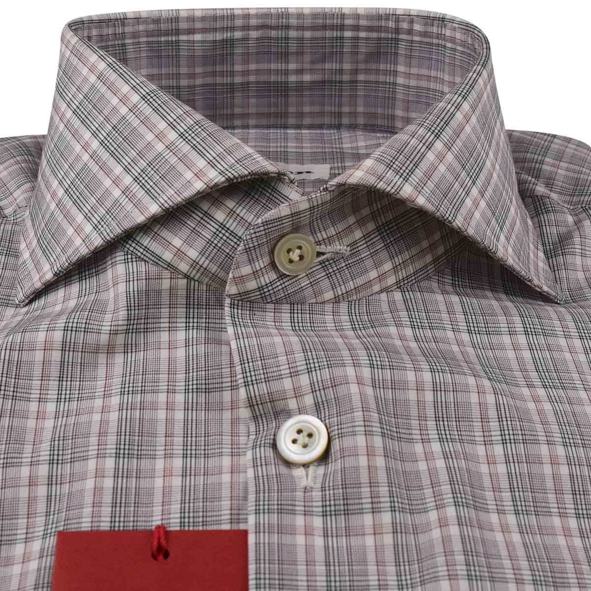 Kiton Multicolor Cotton Shirt