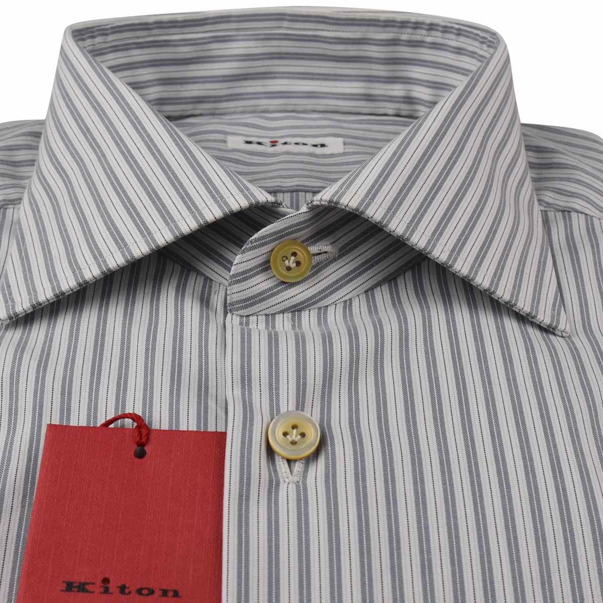 Kiton Multicolor Cotton Shirt