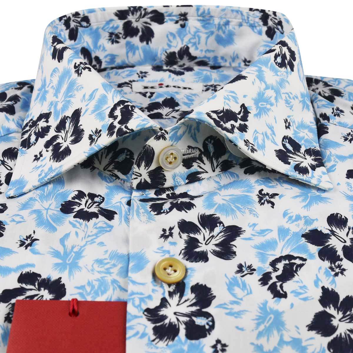 Kiton Multicolor Cotton Shirt