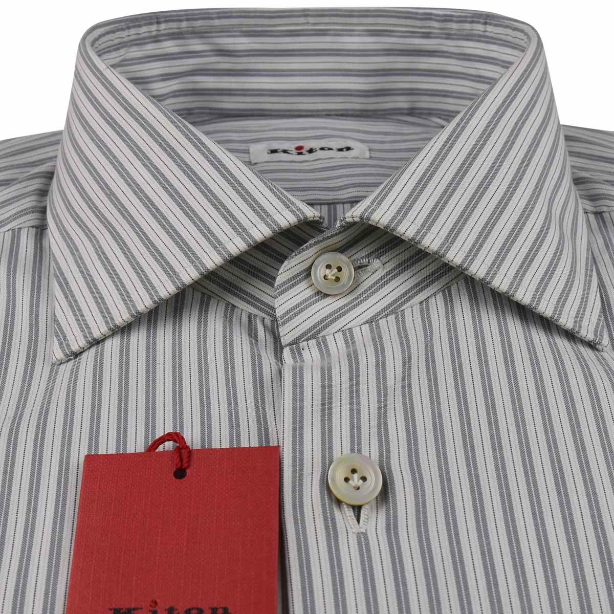 Kiton Multicolor Cotton Shirt