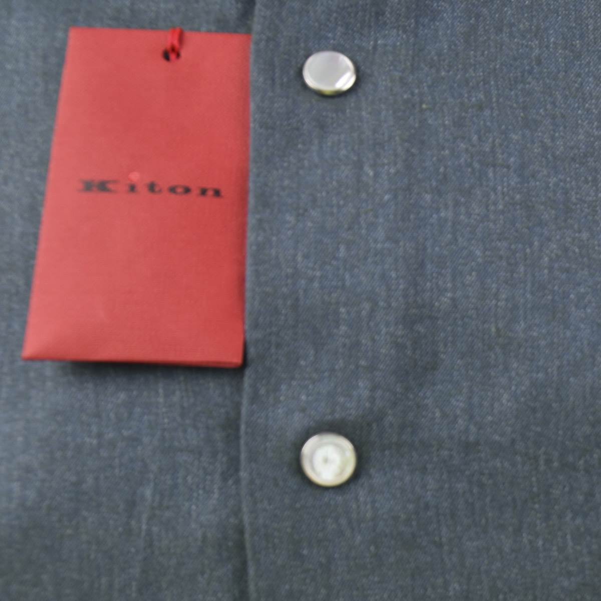 Kiton Kiton Green Cotton Shirt Green 001