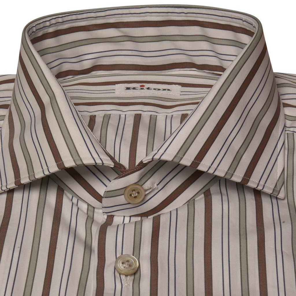 Kiton Kiton Multicolor Cotton Shirt Multicolor 001