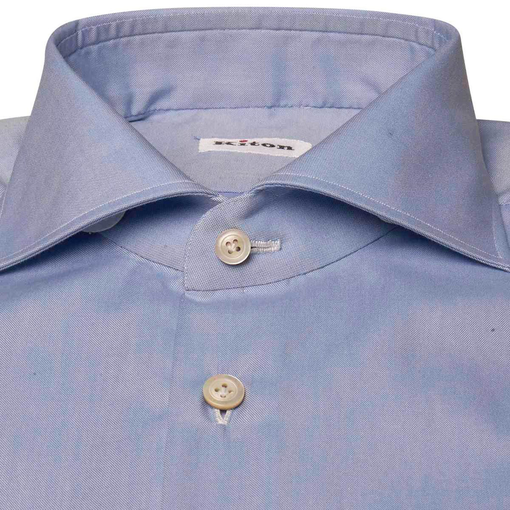 Kiton KITON Light Blue Cotton Shirt Light Blue 001