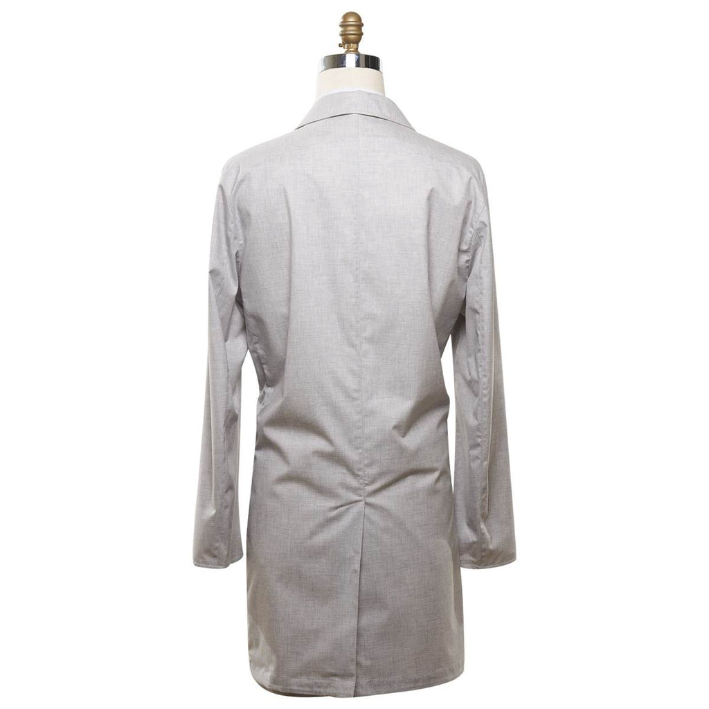 KITON Gray Cashmere Coat