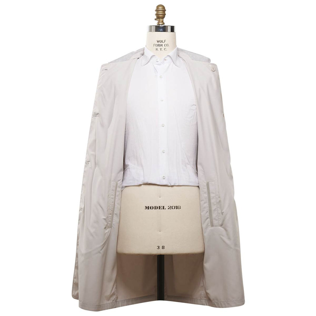 KITON Gray Cashmere Coat