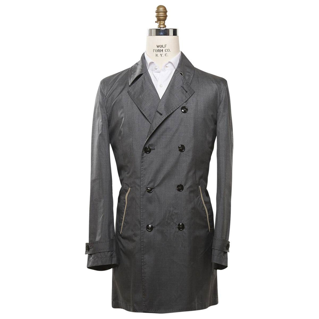 Kiton KITON Dark Gray Coat Dark Gray 000