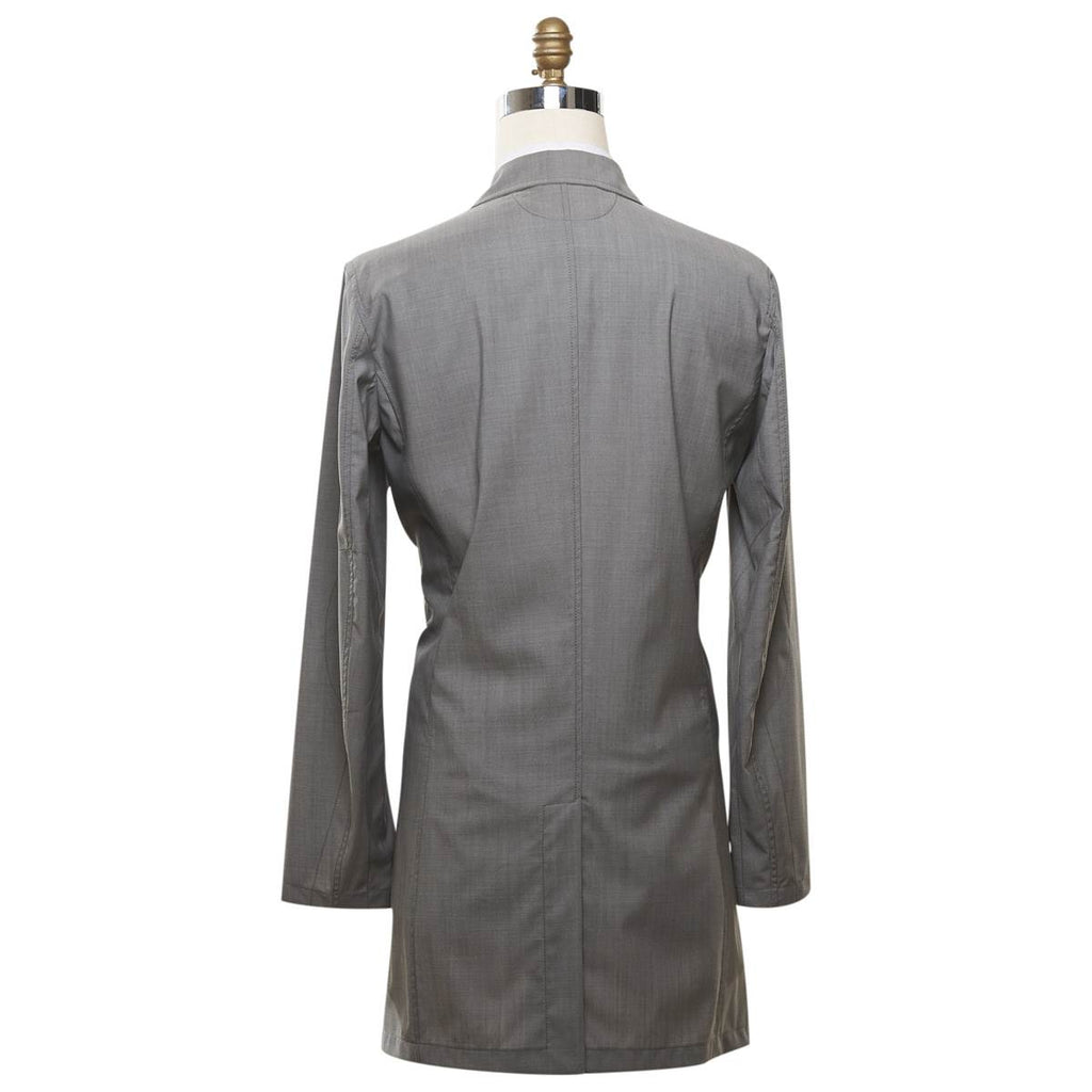 KITON Gray Wool Coat