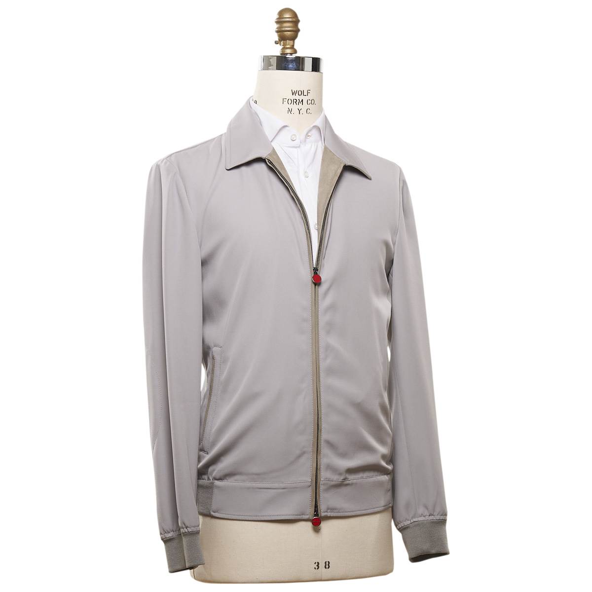 Kiton KITON Gray Wool Pa Ea Coat Gray 001