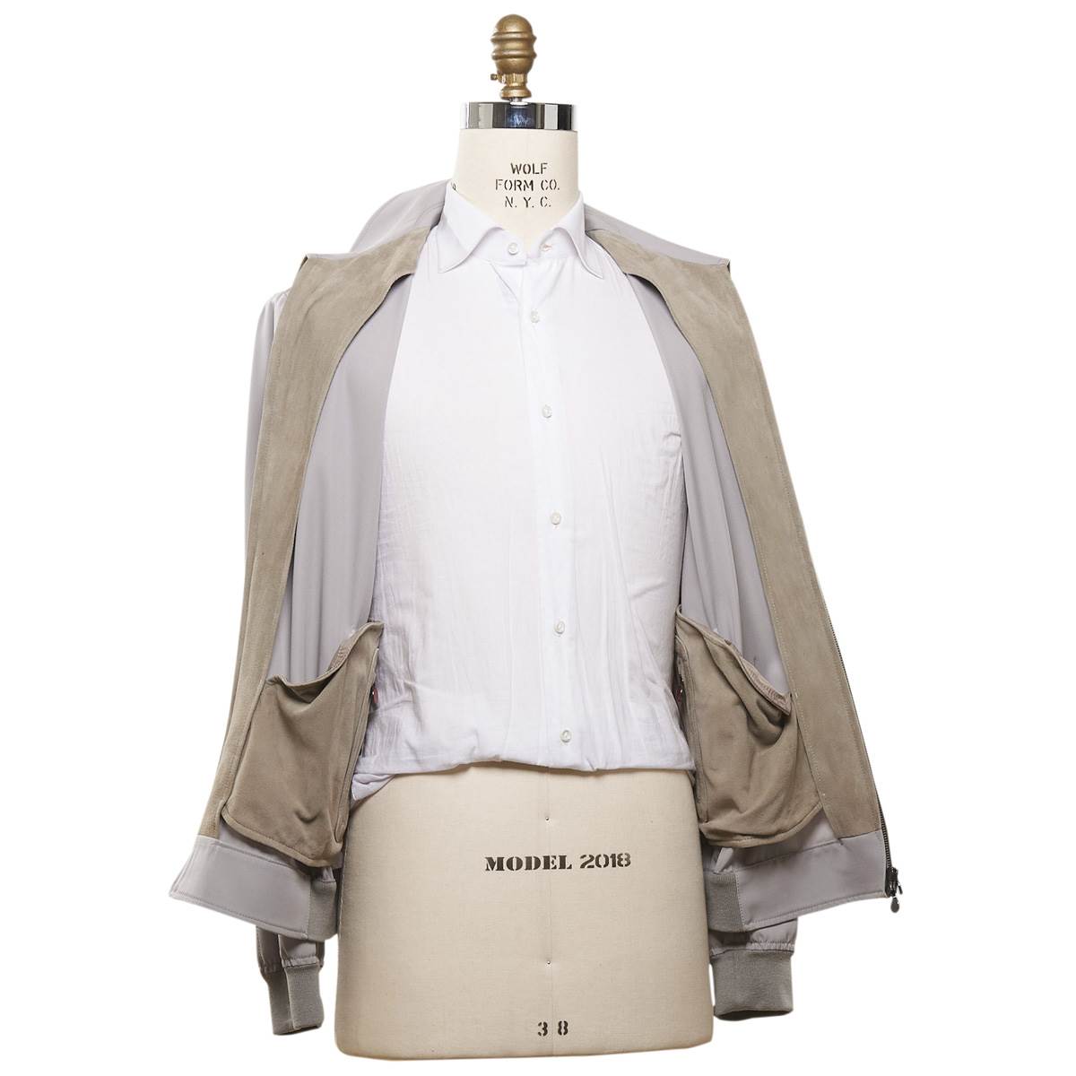 KITON Gray Wool Pa Ea Coat